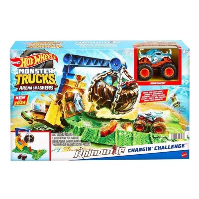 Hot Wheels Monster Trucks Arenada Rhinomite Mücadelesi Oyun Seti HTP18-Hot Wheels