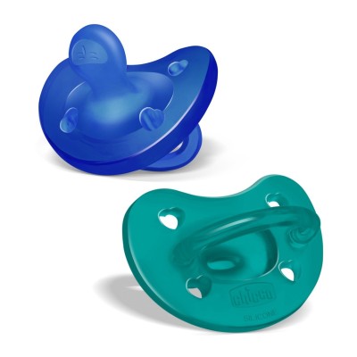 Chicco PhysioForma Soft 2'li Silikon Emzik 16-36 Ay Erkek-Chicco