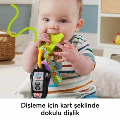 Fisher Price Sesli Eğlen ve Öğren Eğlenceli Aktivite Anahtarı HWY40-Fisher Price
